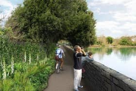 An artist's impression of what new sea defences at Alverstoke in Gosport could look like. Picture: Gosport Borough Council