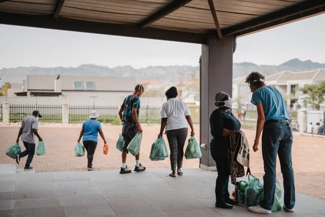 Volunteers for the Taste and See initiative run out of New Generation Church Somerset West in South Africa, which Portsea's ChristCentral Church raised £10,000 for. Photo by Helena Krige/Yeahyeah Photography