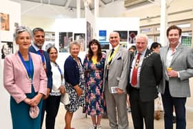 The Deputy Lord Mayor and Lady Mayoress of Portsmouth with other distinguished guests