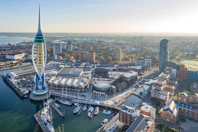 An image of the Portsmouth skyline.