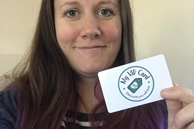 Maddy Alexander-Grout, who runs My VIP Card 