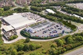 A CGI of what the new Lidl store could look like