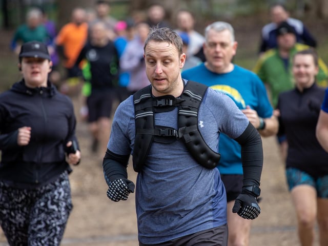Competitors in Saturday morning's Havant parkrun at Staunton Country Park. Picture: Alex Shute