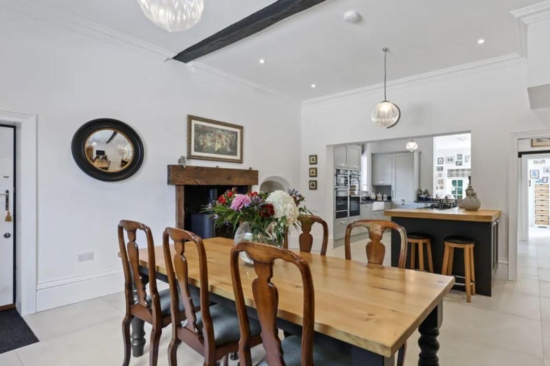 The listing says: "There are currently five principal bedrooms, three with ensuite facilities, plus a large dressing room, reading room and family bathroom."