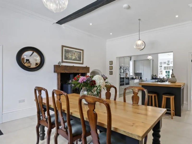 The listing says: "There are currently five principal bedrooms, three with ensuite facilities, plus a large dressing room, reading room and family bathroom."