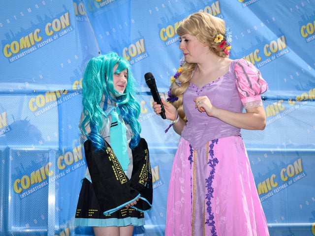 Pictured is: The Children's best dressed Comic Con character competition. Picture: Keith Woodland (110521-238)