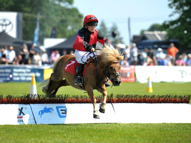 Equestrian display at the South of England Show.