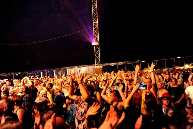 Music lovers enjoying last year's Wickham Festival. Picture: Paul Windsor