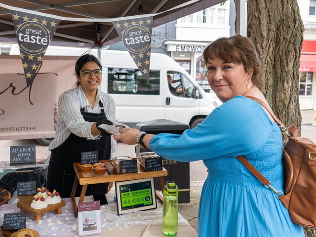 Emsworth Food Festival 2026 in Emsworth. Pictured is Annie and Julie. Pictured by Alec Chapman