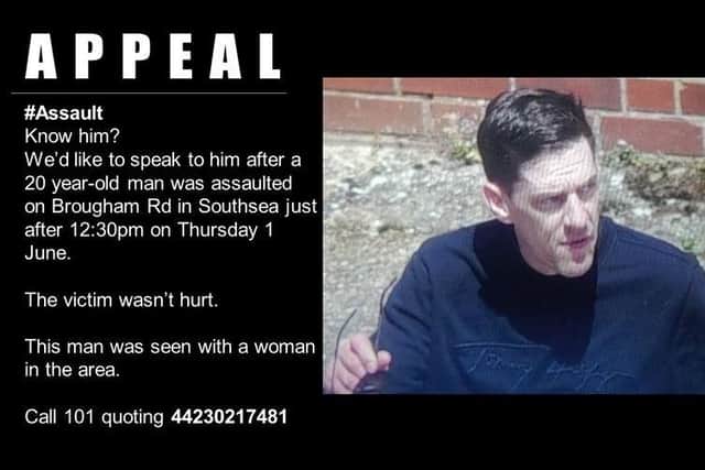 Police have launched an appeal following an assault in Southsea.