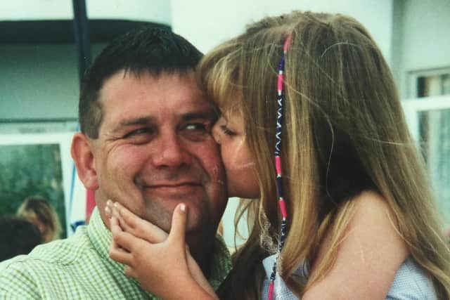Emily and her dad.