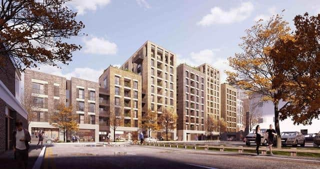 A CGI of the proposed development in Middle Street, Somers Town. Picture: Contributed