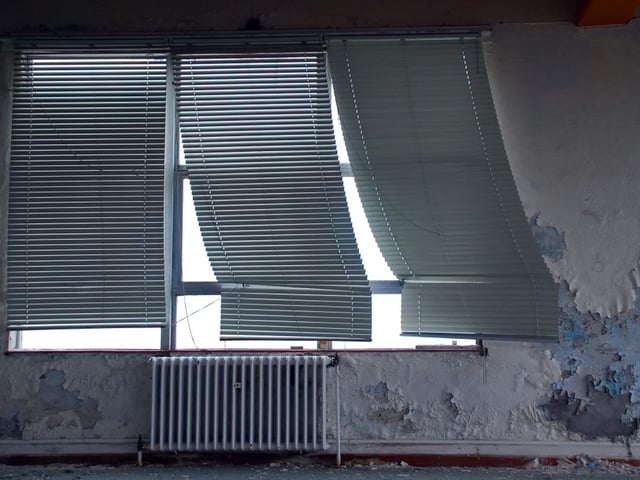 Upstairs in the dining hall at Portsdown Main