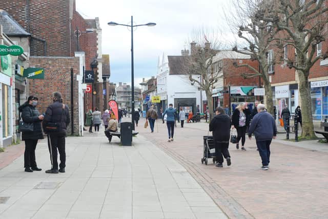 West Street, Havant.

Picture: Sarah Standing (120421-6521)