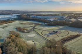 An aerial view of part of the borough of Fareham. Picture: Shaun Roster