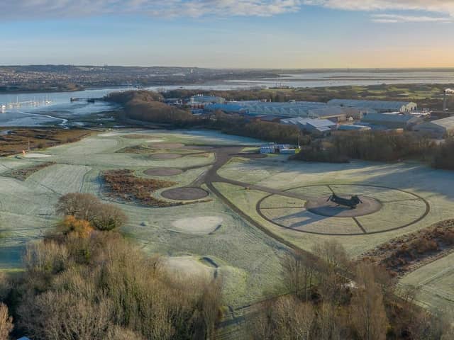 An aerial view of part of the borough of Fareham. Picture: Shaun Roster