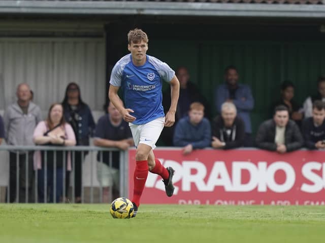 John Mousinho is adamant he wants to keep Sean Raggett at Pompey - and insists there has been no approach from Gillingham. Picture: Jason Brown/ProSportsImages