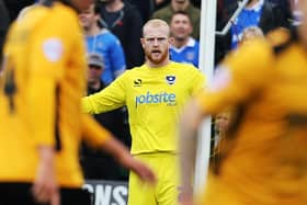 Former Pompey keeper Aaron McCarey.