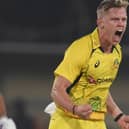 Nathan Ellis should make his Hampshire debut in Friday's T20 Blast opener against Middlesex at The  Ageas Bowl. Photo by ARIF ALI/AFP via Getty Images.
