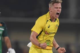Nathan Ellis should make his Hampshire debut in Friday's T20 Blast opener against Middlesex at The  Ageas Bowl. Photo by ARIF ALI/AFP via Getty Images.