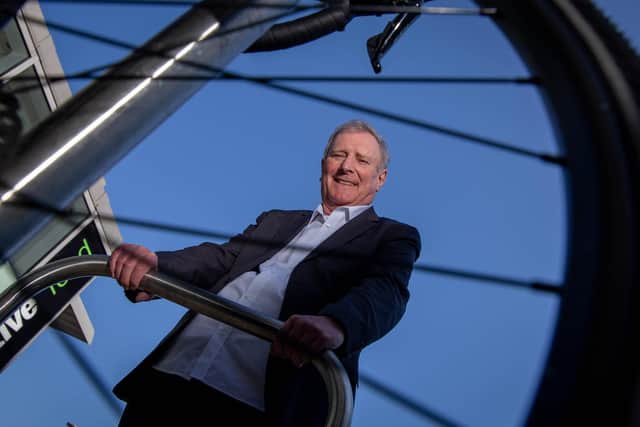 Ray Burridge invented a bike lock system in the 80s - now he wants to revive it. Pictured: Ray Burridge at Lakeside North Harbour, Portsmouth on 29 March 2021Picture: Habibur Rahman