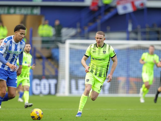 Colby Bishop closes down Sheffield Wednesday's Gabriel Otegbayo. Picture: Jez Tighe/ProSportsImages