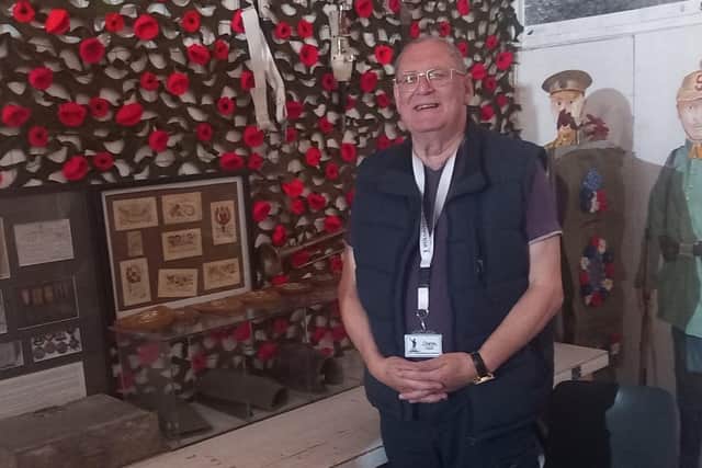 Charles Haskell at the World War 1 Remembrance Centre.