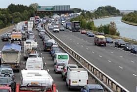 Traffic on the M27 at Cosham

Picture: Allan Hutchings
