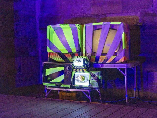 Out of My Mind by Mark Kellett at The Round Tower, Old Portsmouth. Picture by Matthew Clark