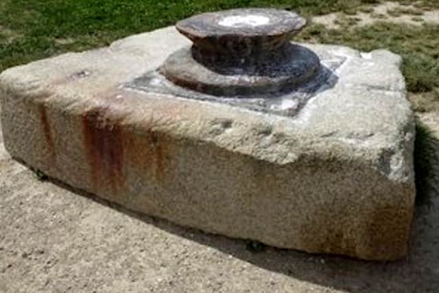 Roy Brewster says this is not a capstan but a rollerlead. Picture: Celia Clark