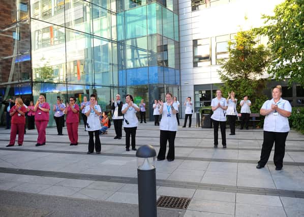 The weekly Clap for Your Carers will be one of the most remembered events during lockdown.
Picture: Sarah Standing