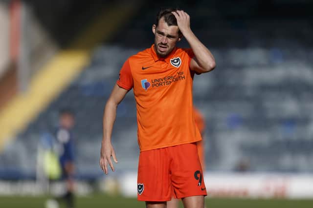 John Marquis reflects as Pompey draw another blank - this time at Rochdale, Picture: Daniel Chesterton/phcimages.com