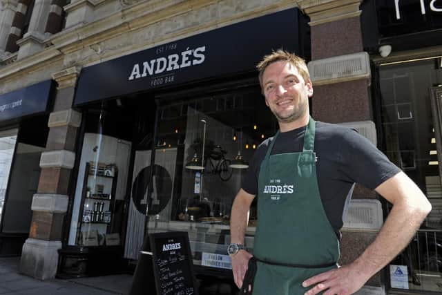 22/06/2018 

Andre Guedeney who has opened his second food outlet in Portsmouth.
Picture Ian Hargreaves  (180622-1))