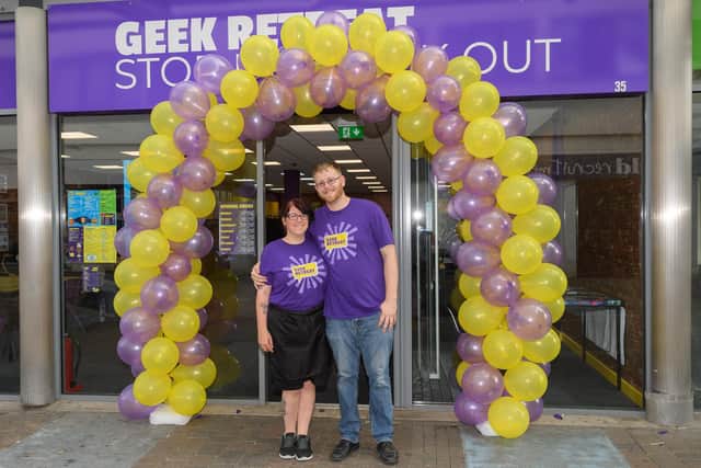 Pictured is: Beth Davis and Max Cooke
Picture: Keith Woodland (310721-4)