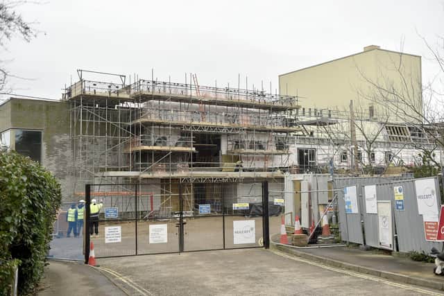 The new Fareham Live theatre being built. Picture: Sarah Standing (040124-4382)