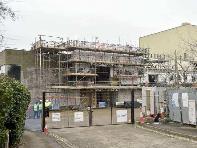 The new Fareham Live theatre being built. Picture: Sarah Standing (040124-4382)