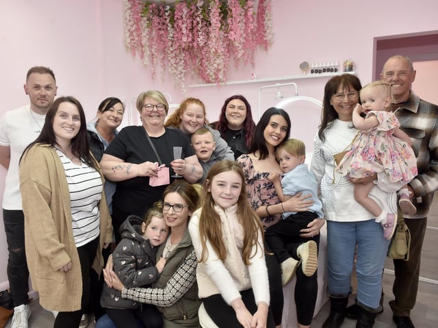 Aimee Wallbridge who turns thirty on April 24, 2025, has opened up her own beauty salon called Club Beauté in Pier Street, Lee-on-the-Solent, and held a opening party on Good Friday April 18, 2025.
Picture: Sarah Standing (180425-1973)
