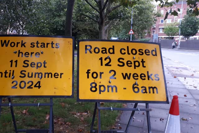 When the first set of road closures will take place. Picture: Portsmouth City Council