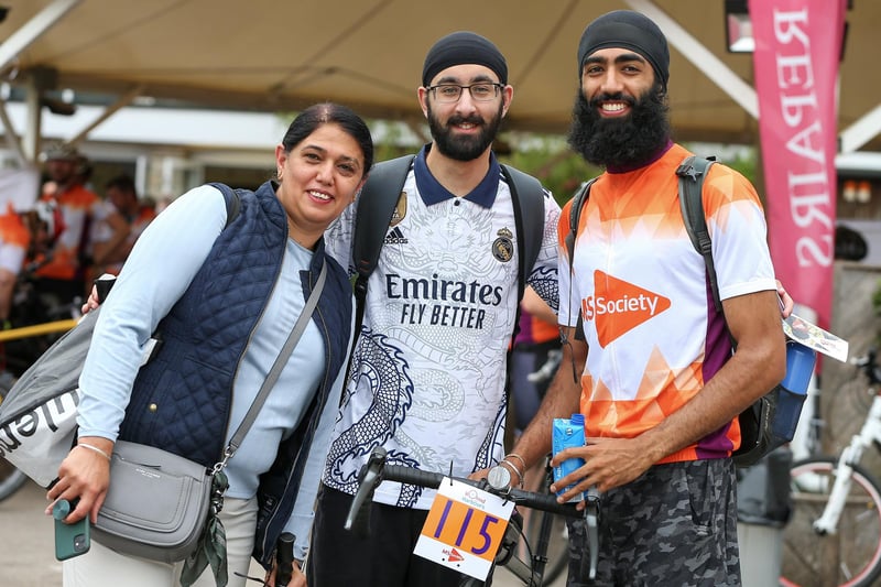 From left, Sanju Rekhi, Harneet Gawera and Dardan Rekhi.
Picture: Chris Moorhouse (jpns 080723-03)