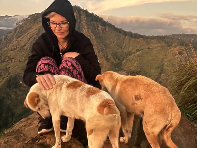 Tereza Oharkova, 37, from Whiteley is a trustee of the charity Lucas Helps Dogs, which helps support street dogs in Sri Lanka