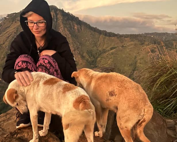 Tereza Oharkova, 37, from Whiteley is a trustee of the charity Lucas Helps Dogs, which helps support street dogs in Sri Lanka