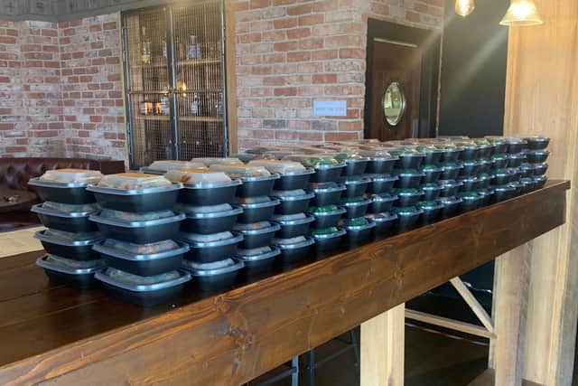 Some of the meals that Waterlooville-based Prepped donated to Portsmouth teachers