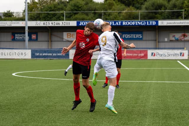 Aerial action at Westleigh Park. Photo by Matthew Clark