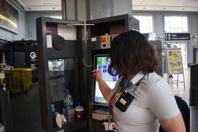 Body-worn cameras have already been trialled at Fratton railway station. Picture: SWR