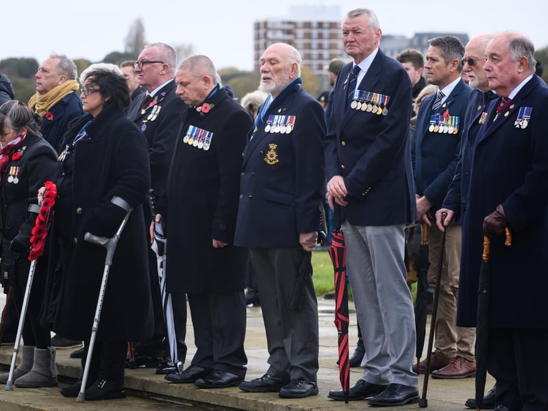 Pictured is: Veterans during the servicePicture: Keith Woodland (121121-48)