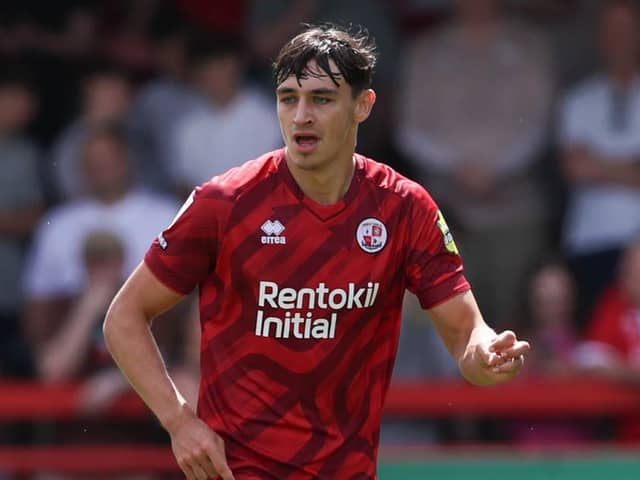 Former Pompey youngster Josh Flint, now with Crawley. Picture: Natalie Mayhew/Butterfly Football