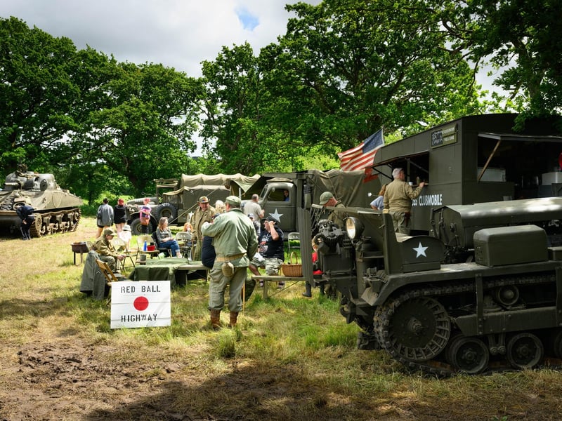 The American sector of the camp.Picture: Keith Woodland (260521-104)