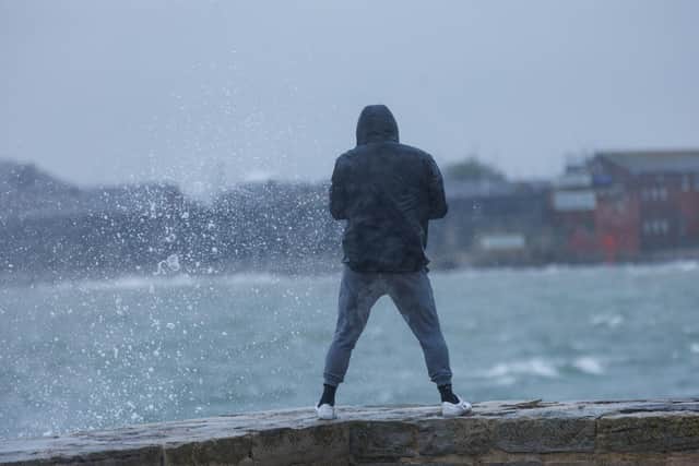 Stormy weather in Southsea 