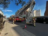 Fire at old Southsea casino this evening