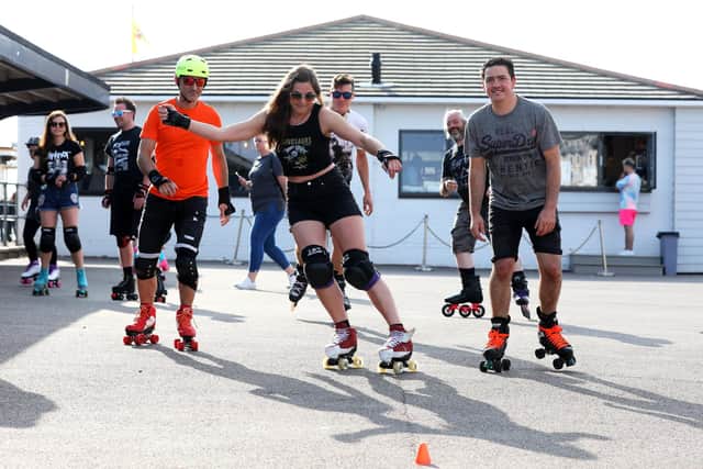 PSG members are put their paces. Picture: Sam Stephenson